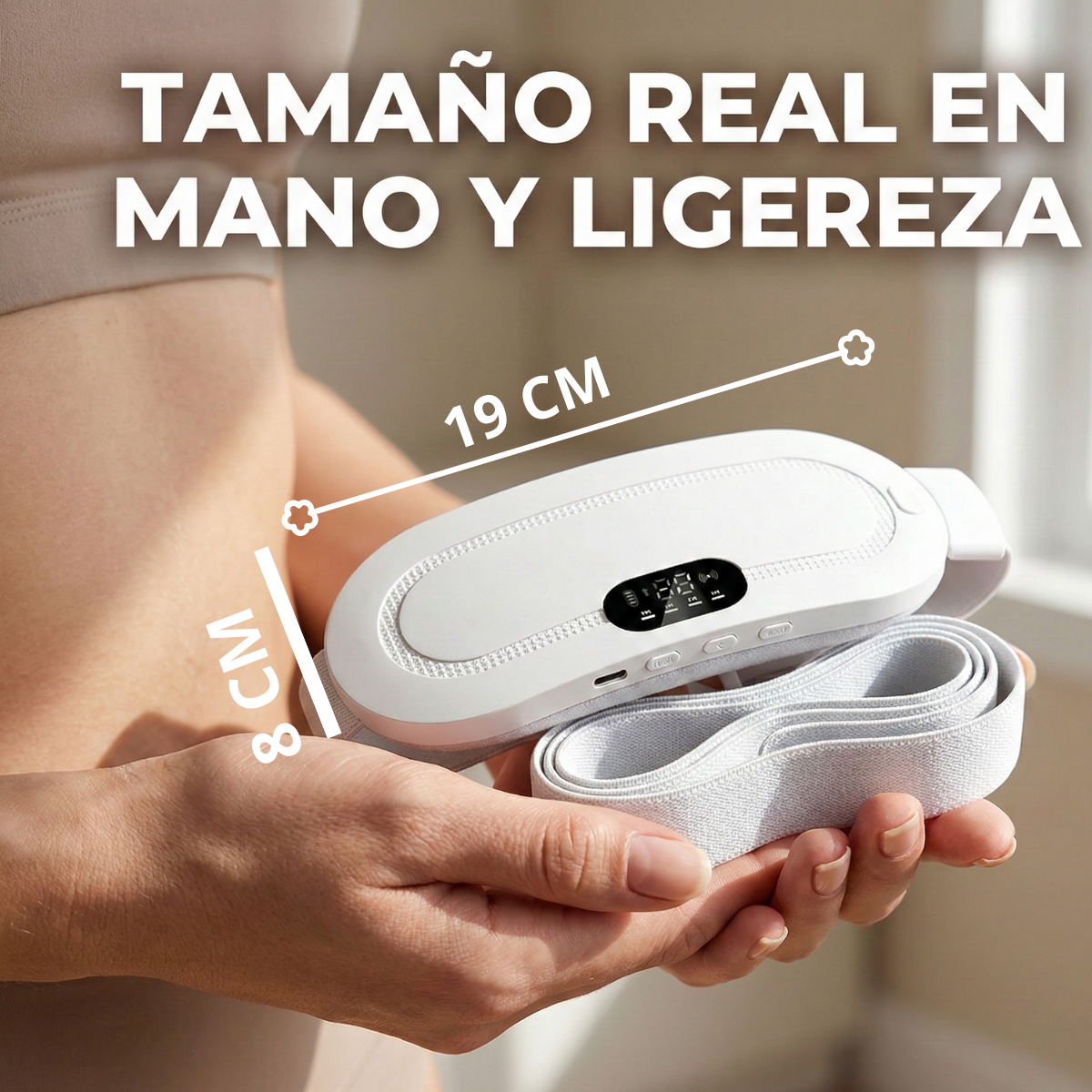 Cinturón Menstrual Masajeador Vientre