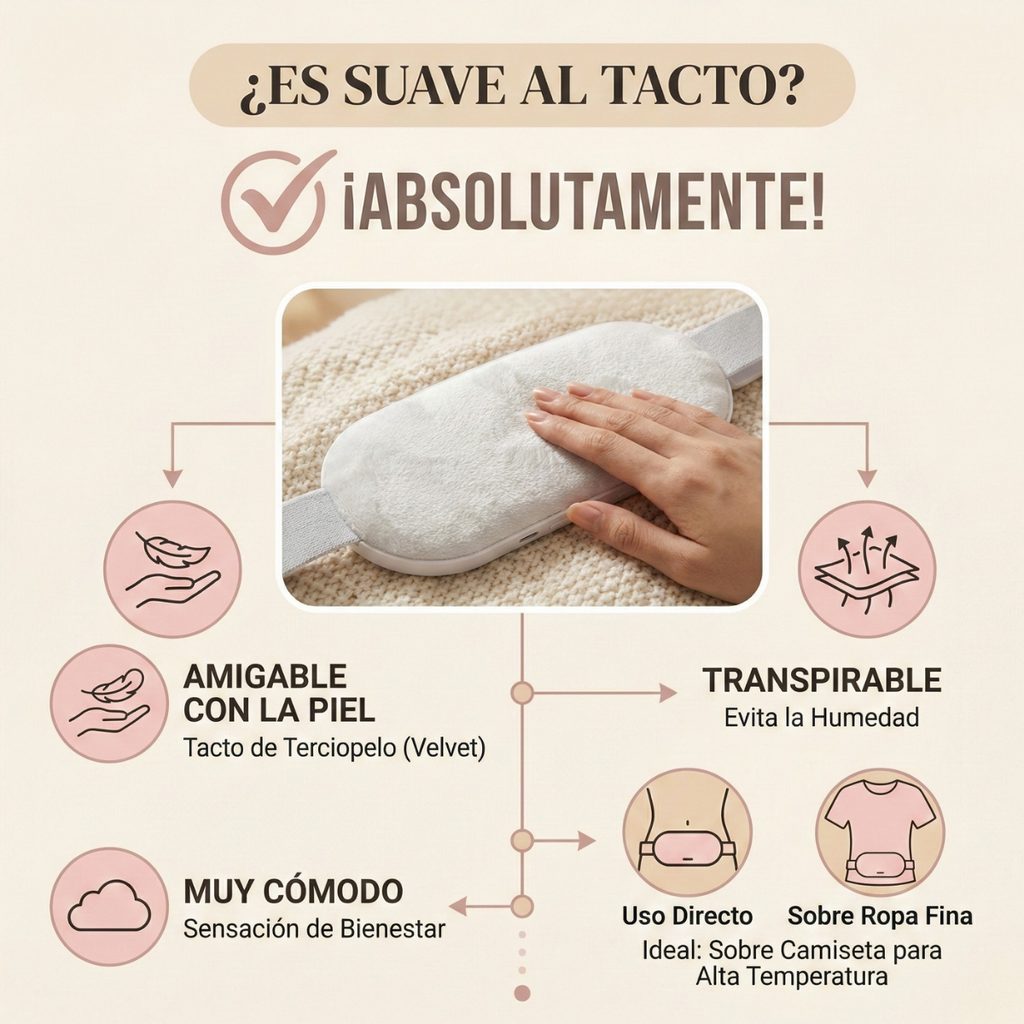 Cinturón Menstrual Masajeador Vientre