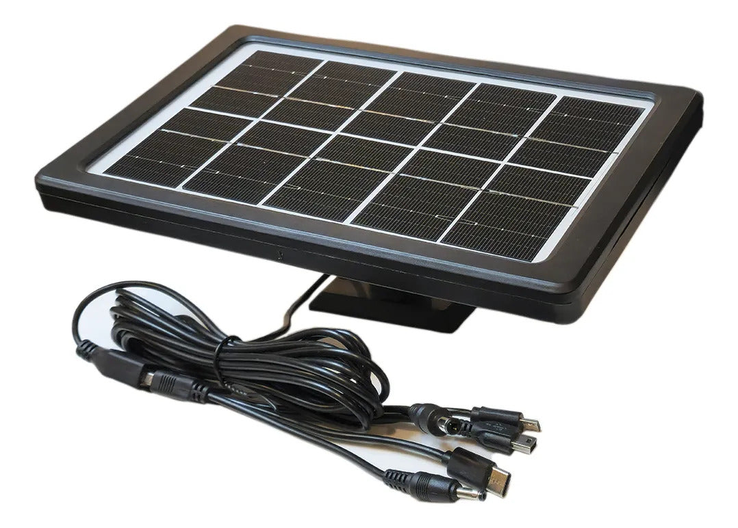 Panel Solar Puerto Usb Multiple Conector