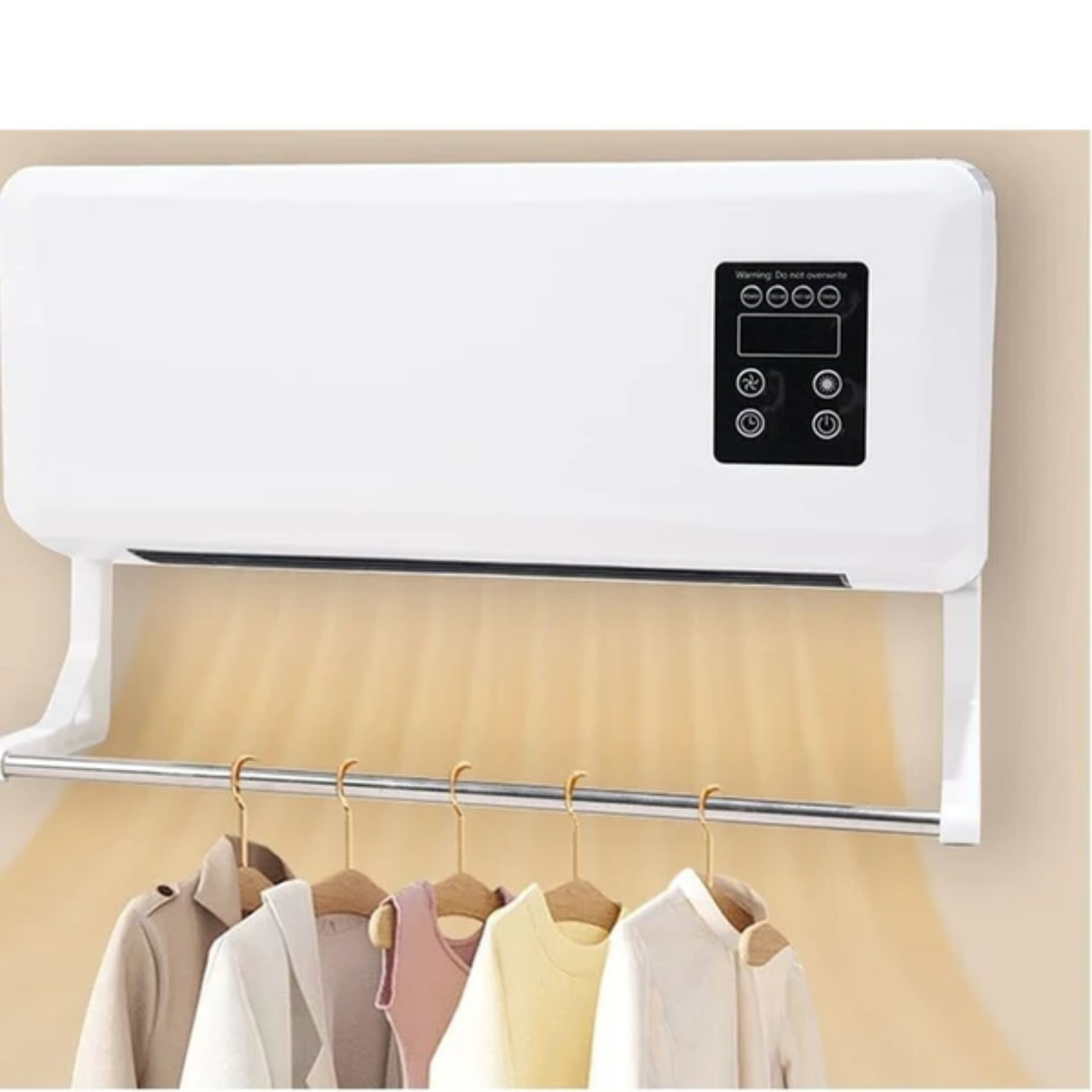 Secador Ropa - Aire Pared Con Tendedero