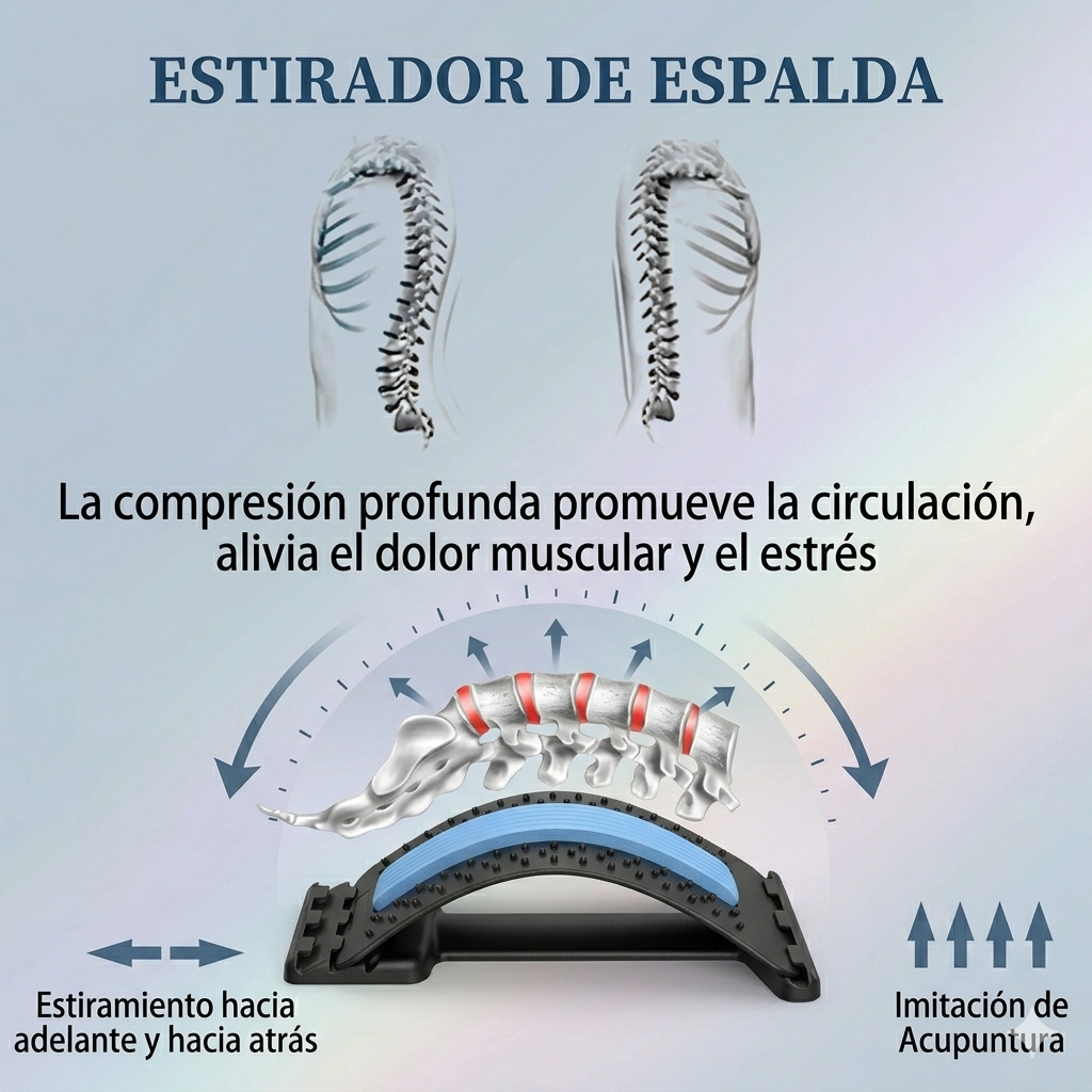 Corrector De Espalda Lumbar Descomprime
