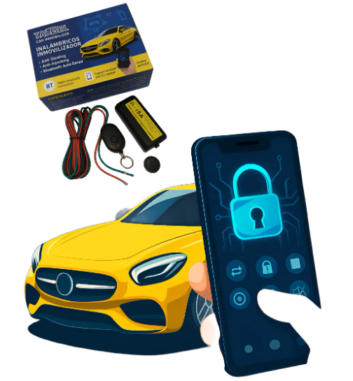 Inmovilizador Auto Bluetooth Antirrobo